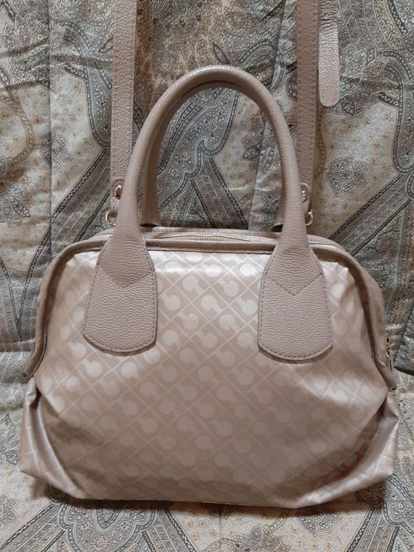 GHERARDINI SOFTY 本革コンビ/2way/斜め掛けショルダーバッグ