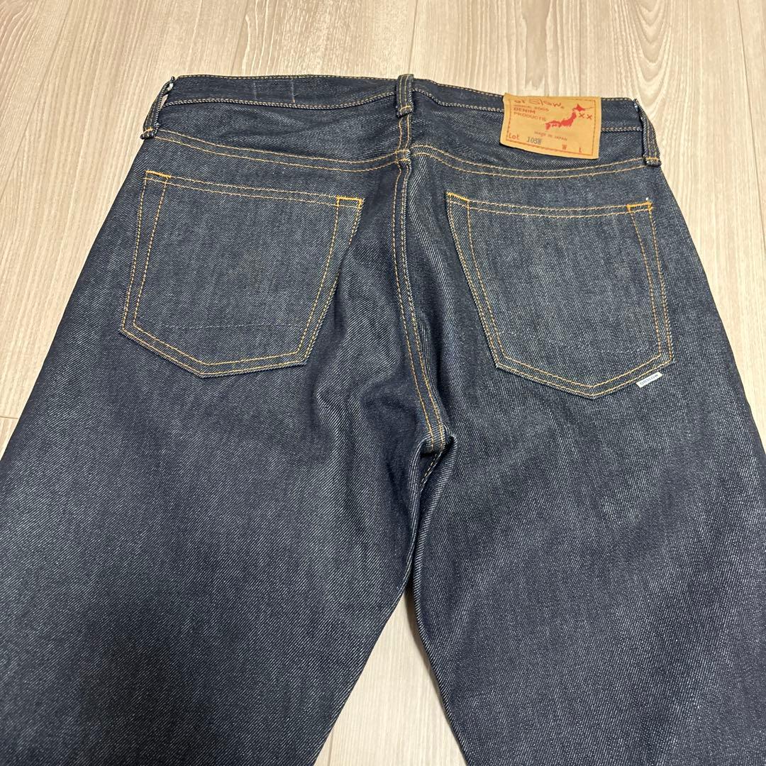 日本製　未洗い　orslow オアスロウ　リジットデニム　105W