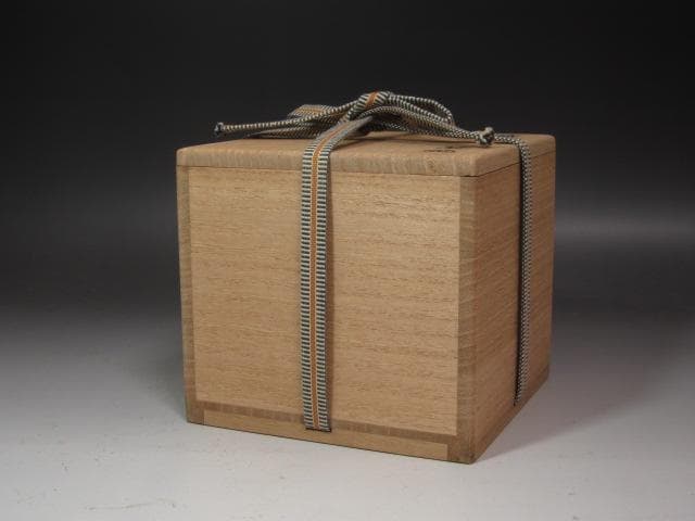 【1/26までセール】★北大路魯山人　織部蟹絵福字茶碗　黒田陶々庵極め★x239