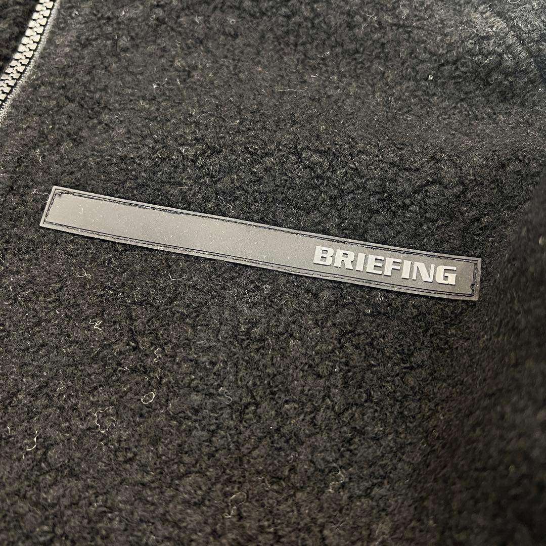 新品　BRIEFING WOOL BOA BLOUSON ブラックL