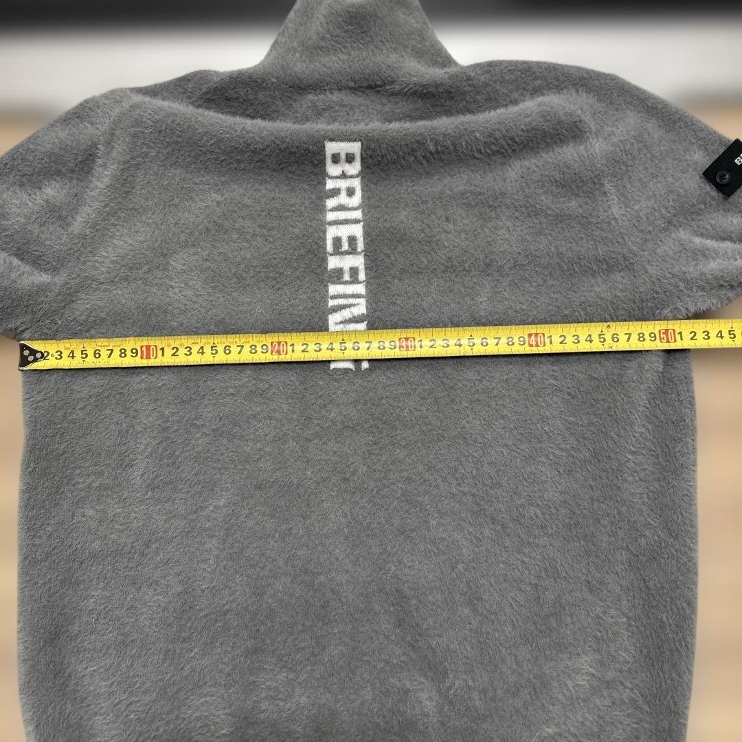 BRIEFING グレー ハイネックセーター M