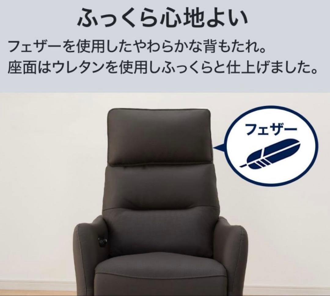 電動リクライニングパーソナルチェア 本革(一部合成皮革)タイプ 2024年