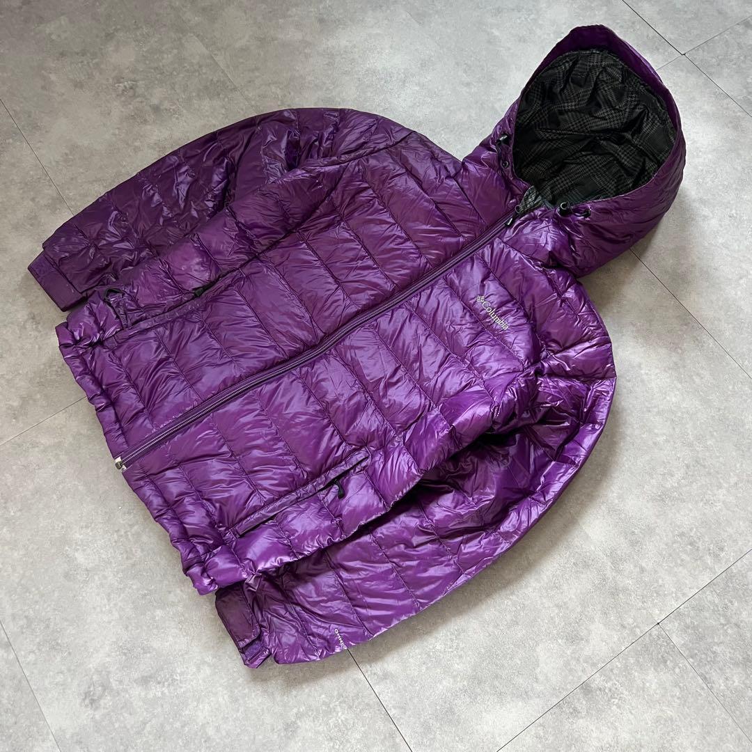 【大人気❗️】極暖！columbia マウンテンパーカー　ダウン　パープル　 S