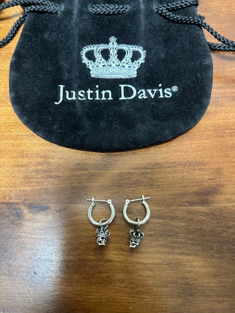 ジャスティンデイビス　スカルリングピアス