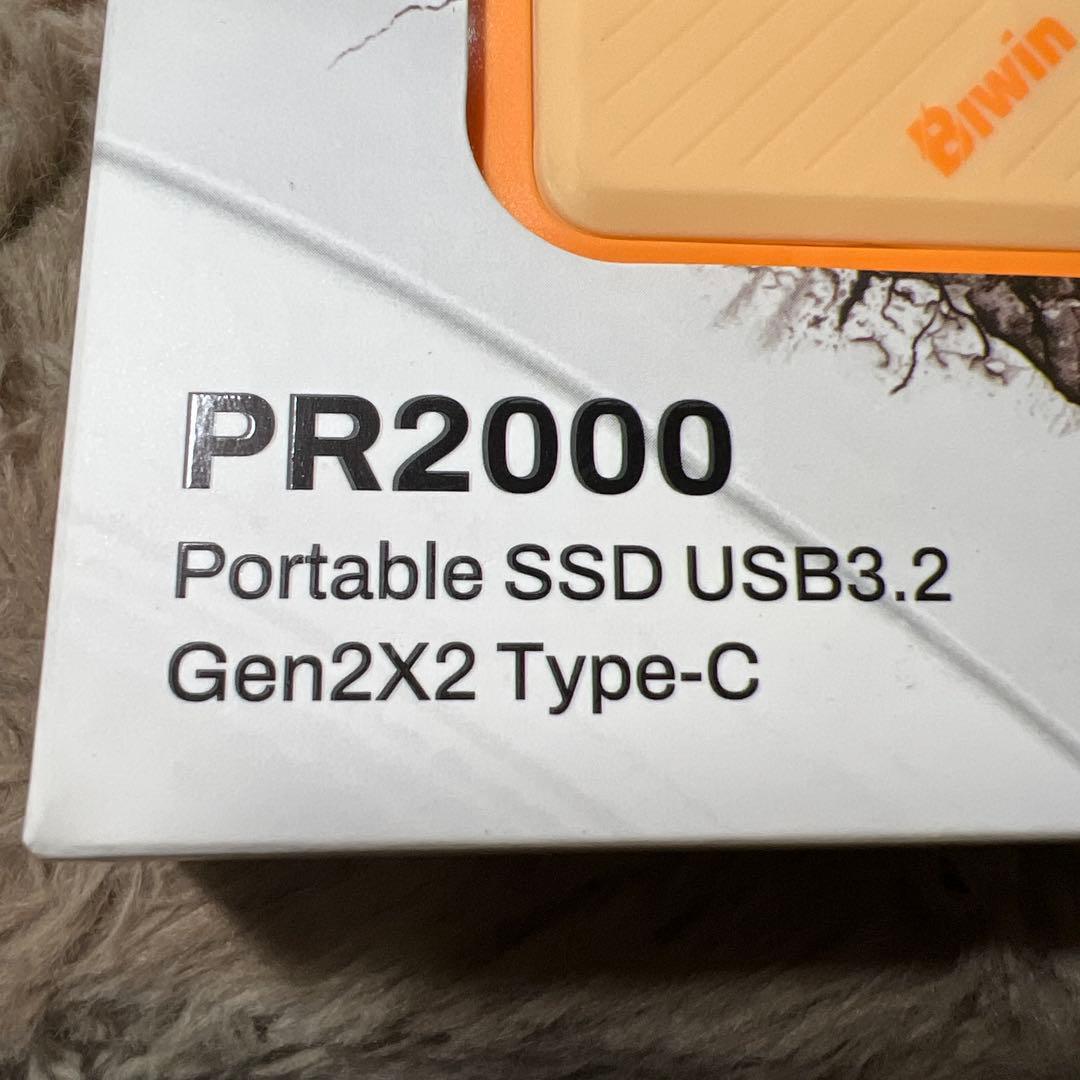 Biwin Amber 外付けSSD 1TB PR2000 USB3.2