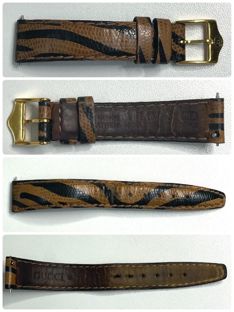 【正規品】 GUCCI 6300L 白文字盤 チェンジベルト レディース腕時計