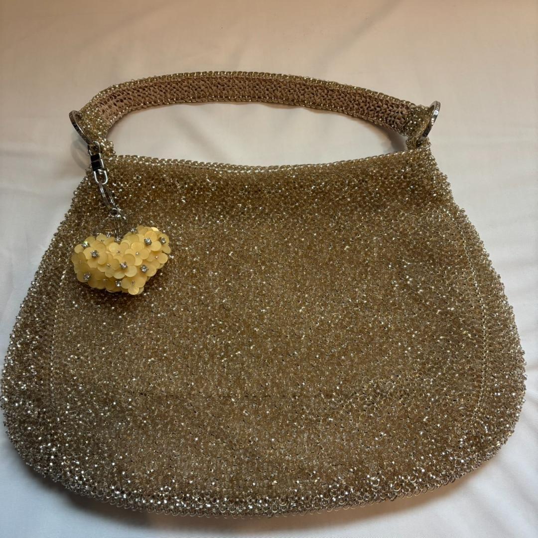 【美品】アンテプリマ ワイヤー ワンショルダー ゴールド　チャーム付き