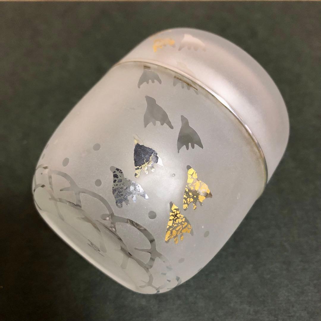 高橋直樹 波千鳥 吹きガラス棗 共箱 茶道具 義山