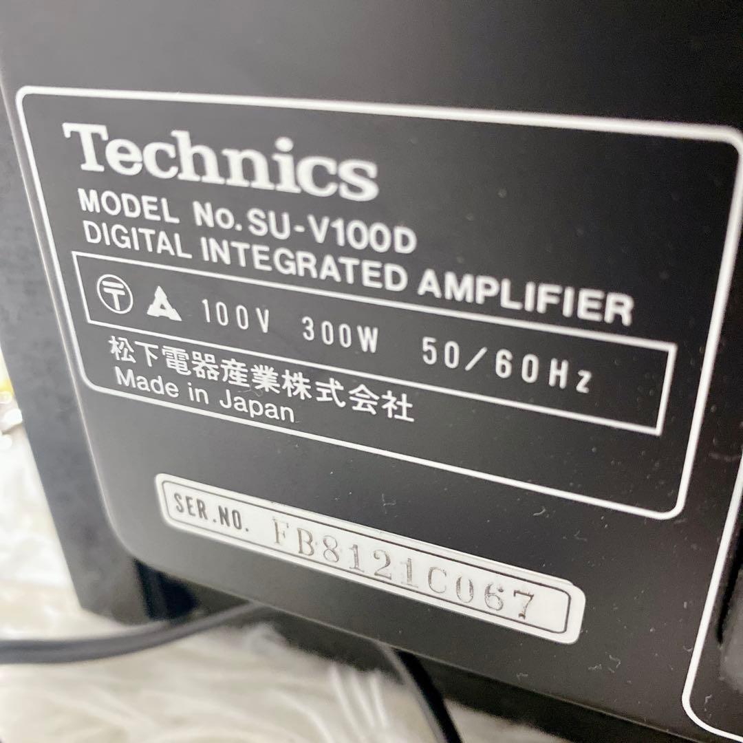【希少モデル】 Technics SU-V100D プリメインアンプ 木目