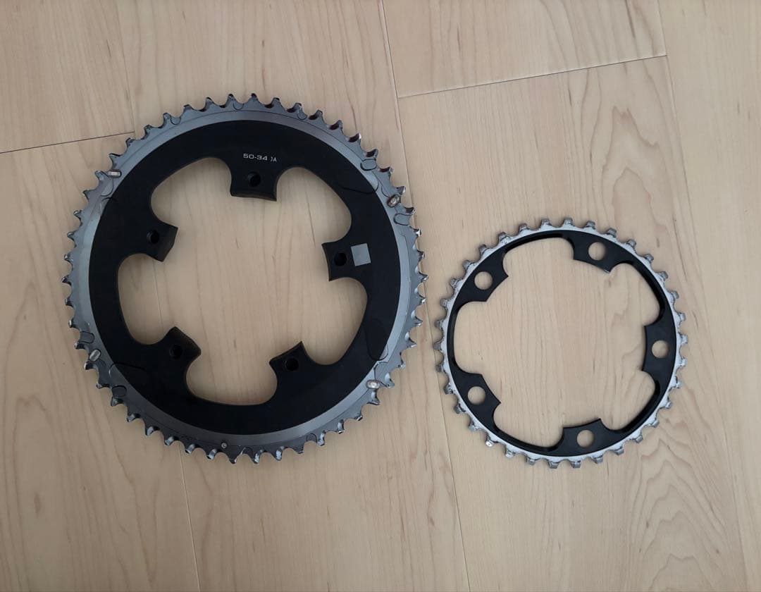 SHIMANO Dura-Ace フロントディレーラー　チェーンリング セット