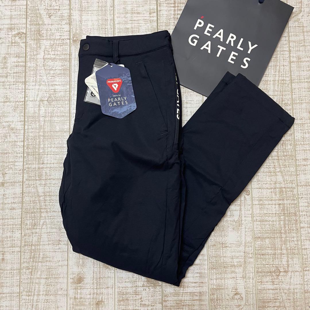 新品 パーリーゲイツ パンツ 中綿 プリマロフト ネイビー Lサイズ（5）