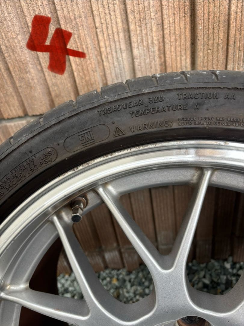 BBS 18インチ ホイールセット ミシュランタイヤ付き