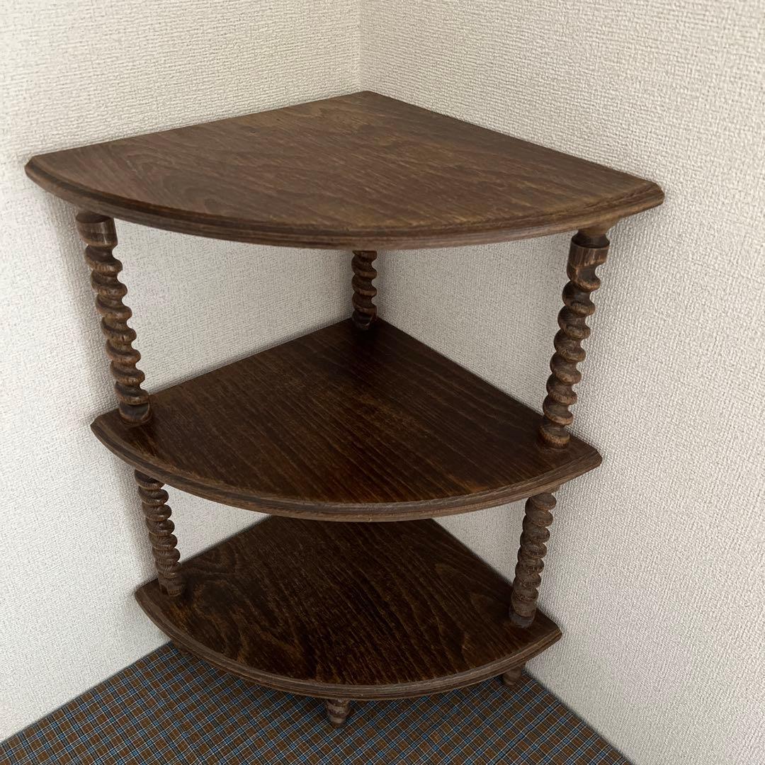 ビンテージ コーナーラック