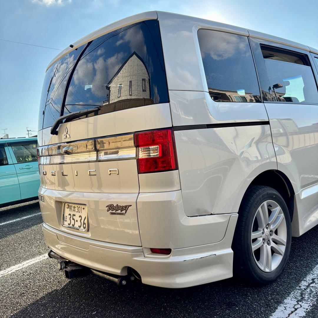 現車確認必須　三菱 デリカD:5｜8人乗り｜ヒッチメンバー付｜車中泊OK