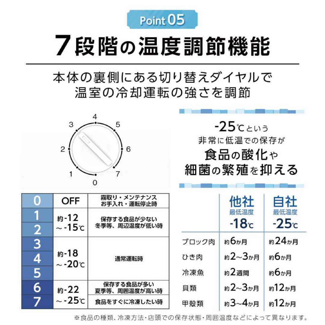 【新品】冷凍庫 小型 家庭用 60L 省エネ ノンフロン