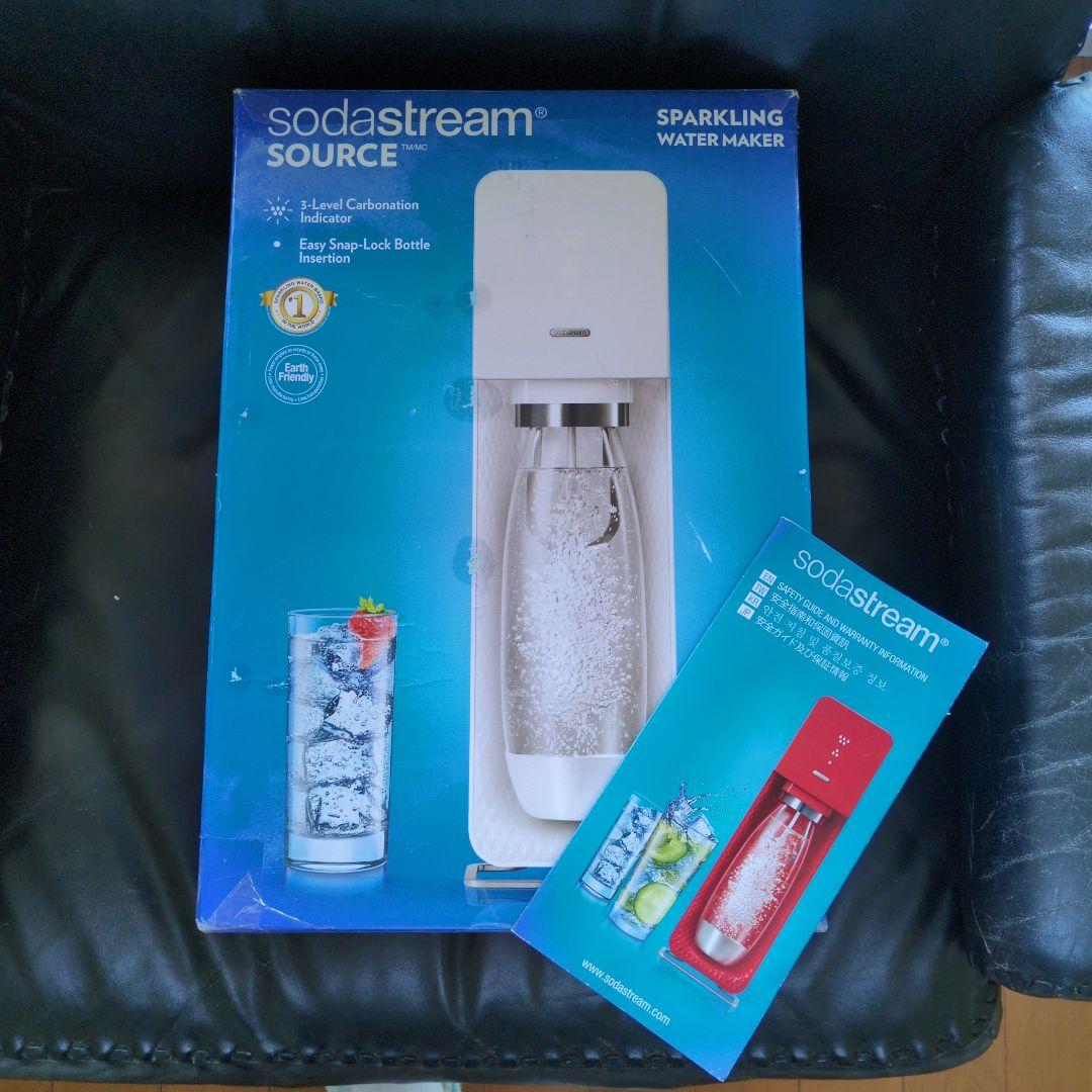 上級機種ソーダストリームSourceV3♥(ボンベ2本6480円は別売りです)