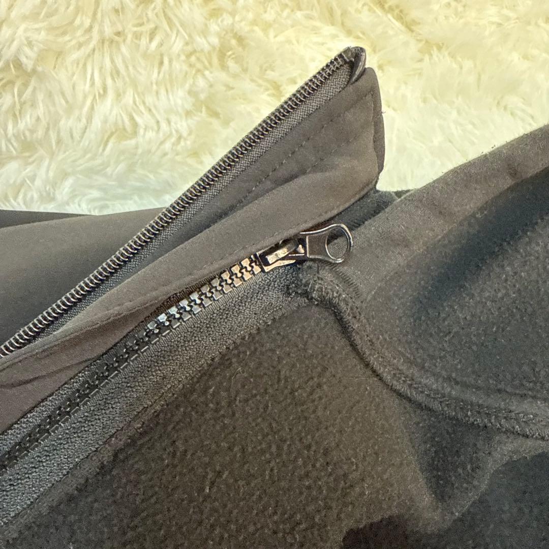 美品　コミネ プロテクトソフトシェルウィンターパーカー　脱着連結可能　黒　3L