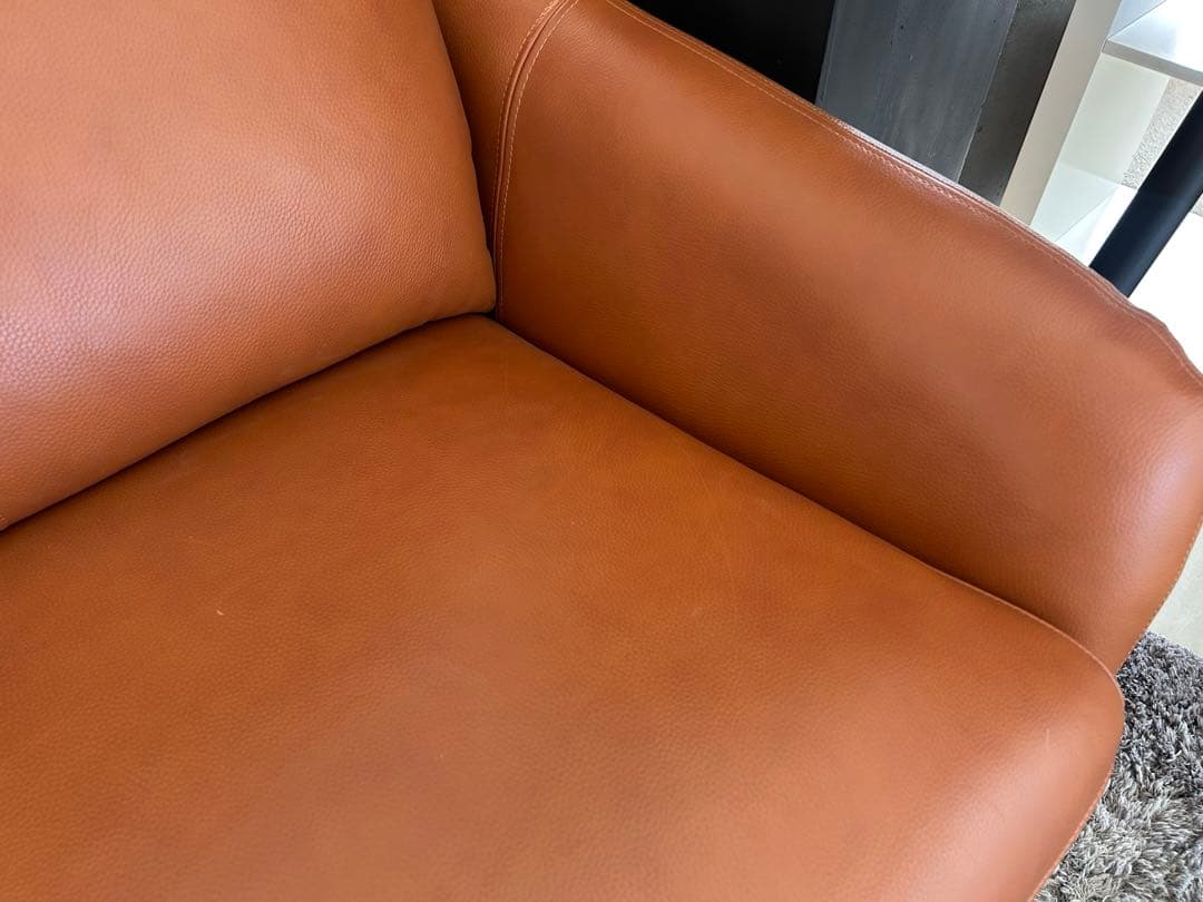 本革レザー 電動リクライニング2人掛けソファ　ヤマダデンキ×IDC大塚家具