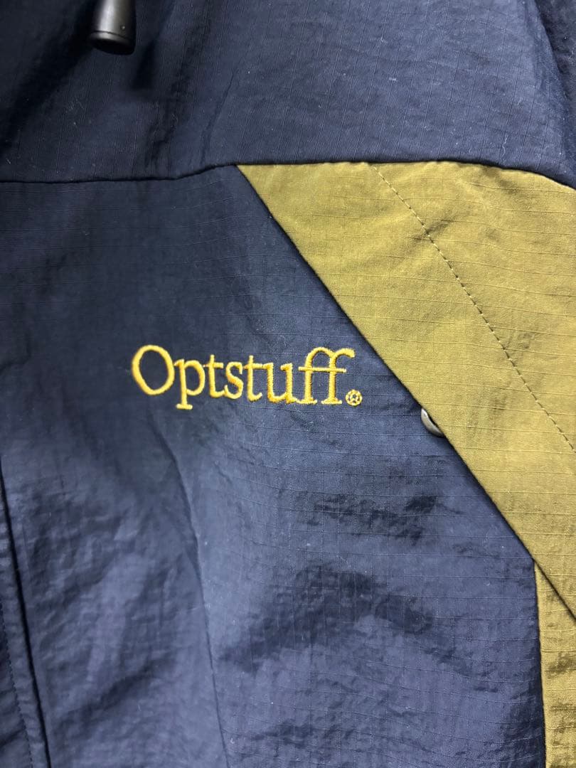 [OPTSTUFF] SHELL PARKA (NAVY×KHAKI) M
