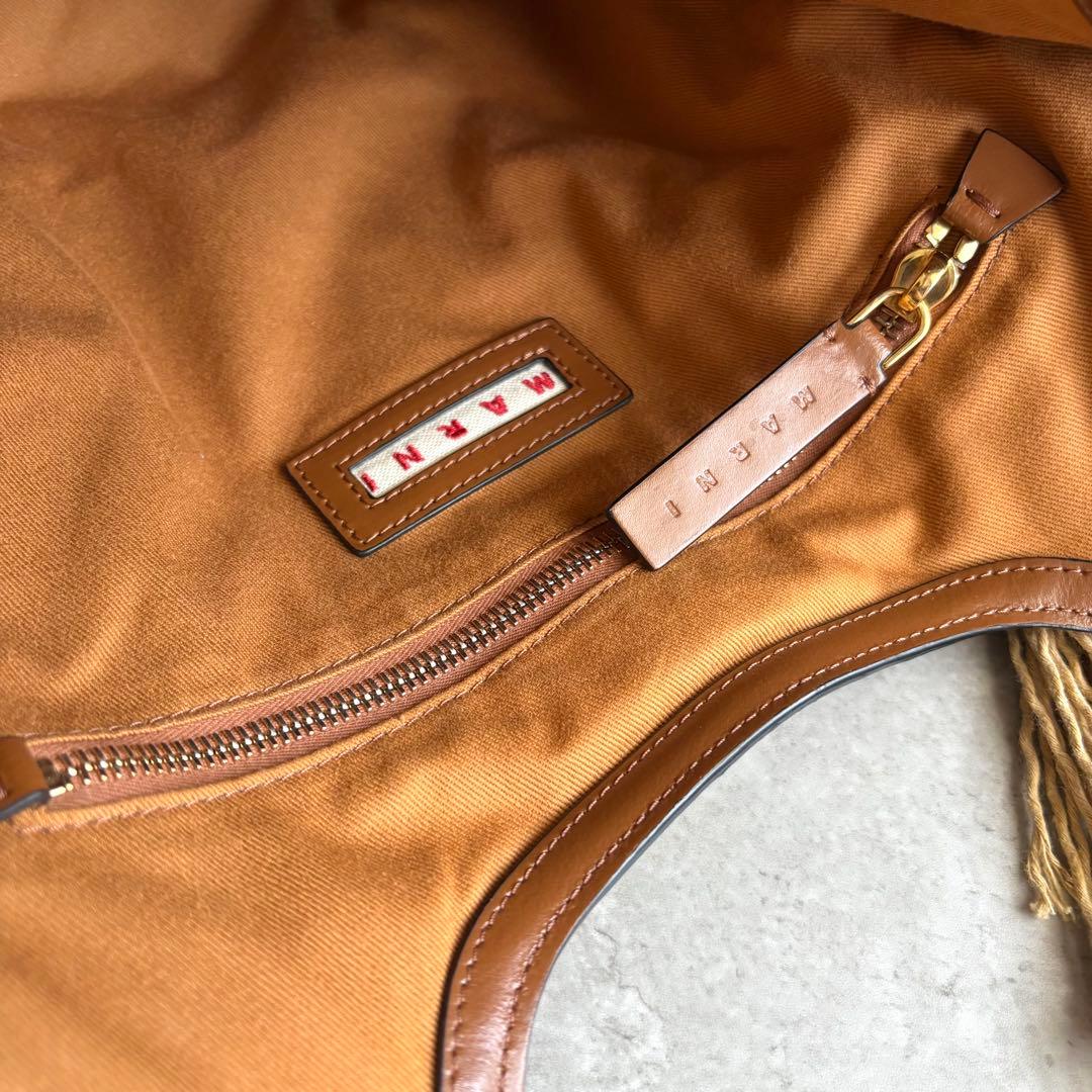 【りくる様】MARNI Marcel ロープ トート ハンドバッグ かごバッグ