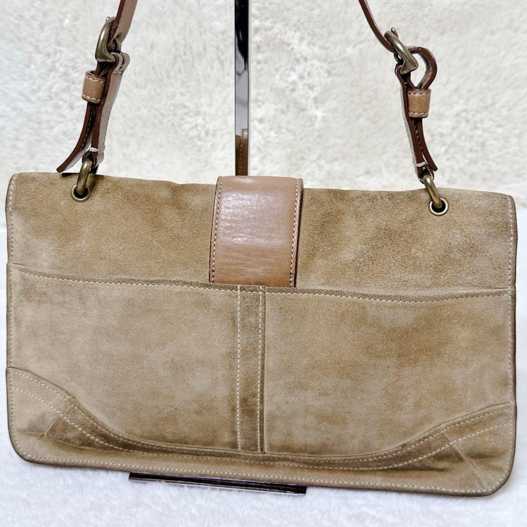 バッグ COACH Soho Suede Shoulder Accessory Bag