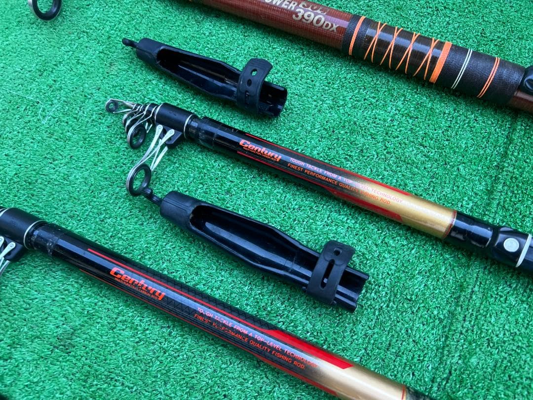 大*り様 磯竿・投げ竿 まとめ / がまかつ がま石 24号・HI-WAVE・サ