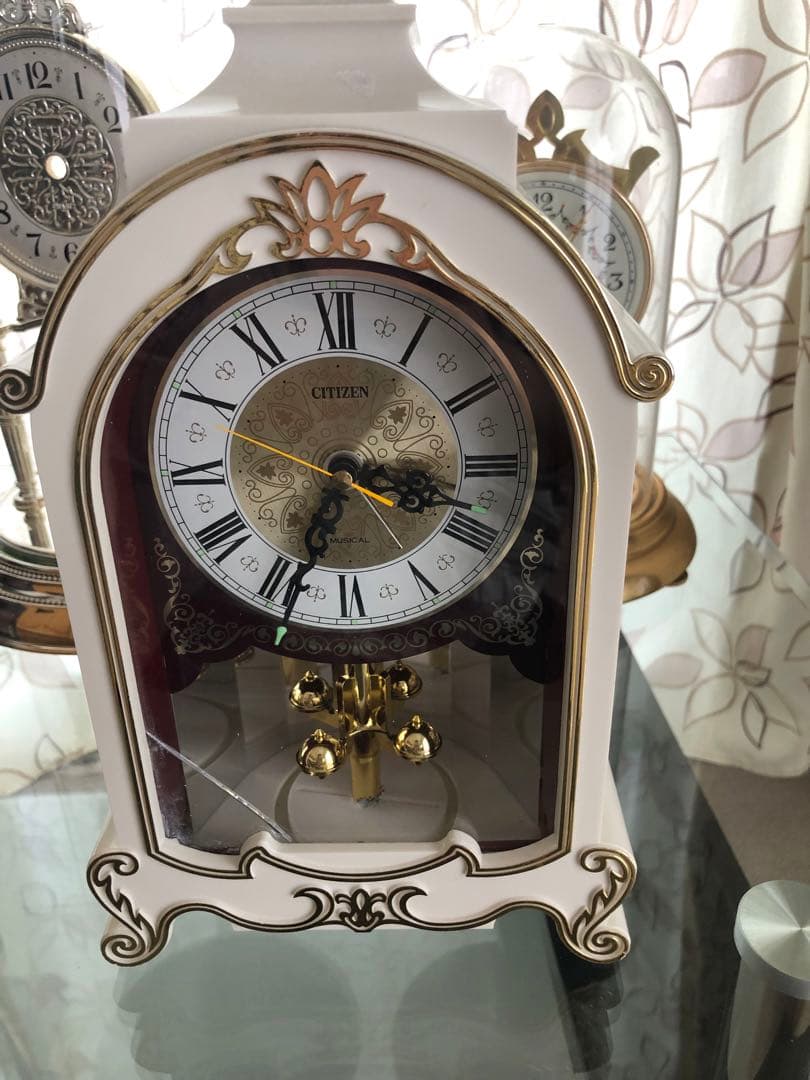 置き時計　訳ありジャンク品シチズン セイコー等6台