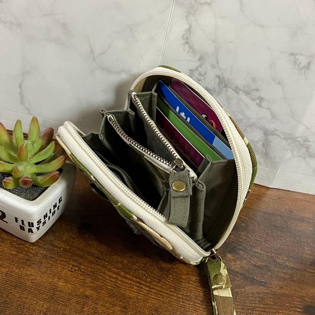 専用*No.24 デニムリメイク【お財布付 スマホショルダー・短財布】バッグ