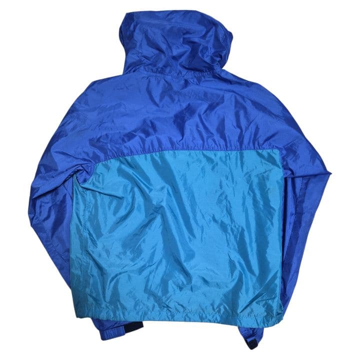 パタゴニア 三角タグ ナイロンアノラック M 80s ヴィンテージ 青ターコイズ