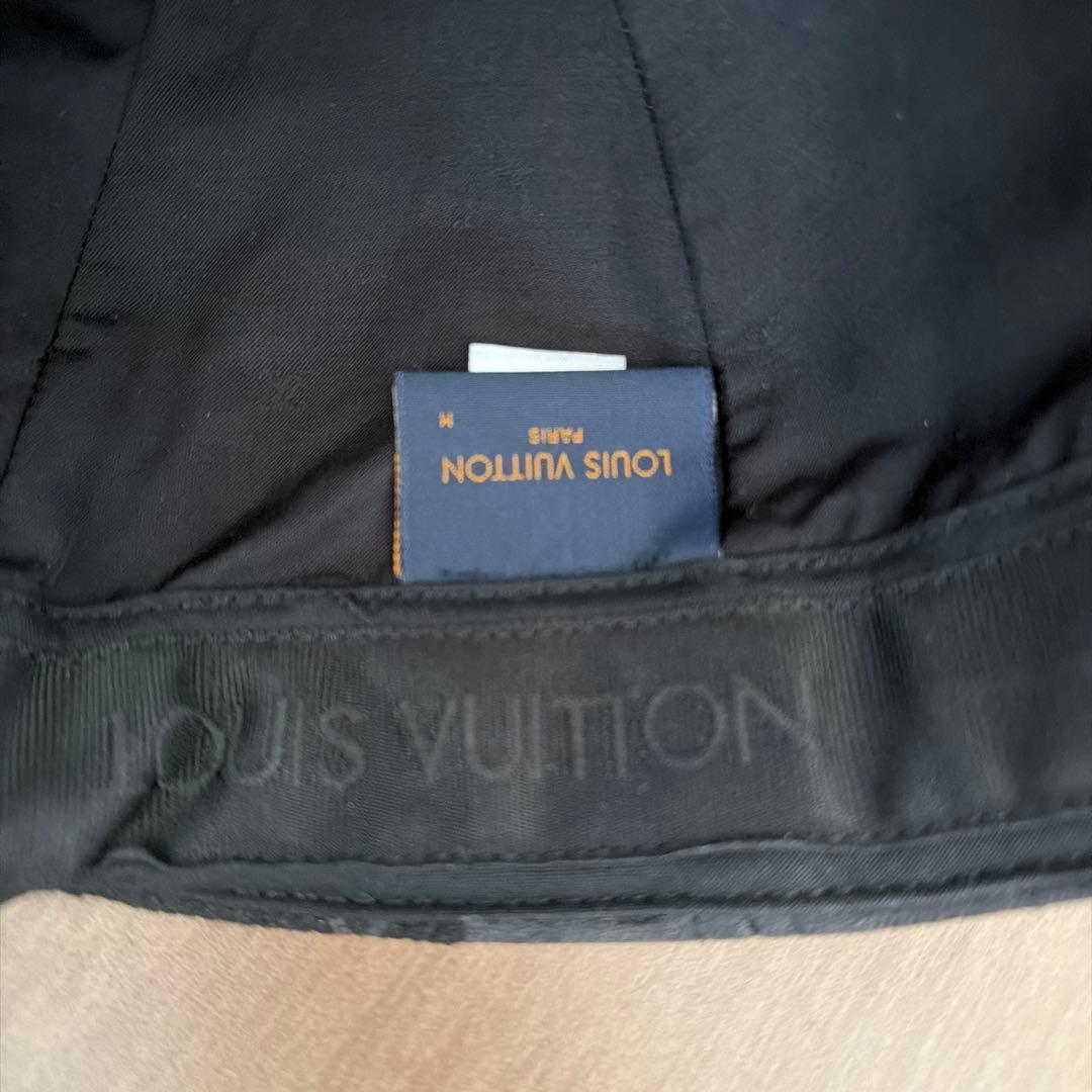 ⭐︎ほぼ未使用新品Louis Vuitton ブラック フラワーパターン キャップ