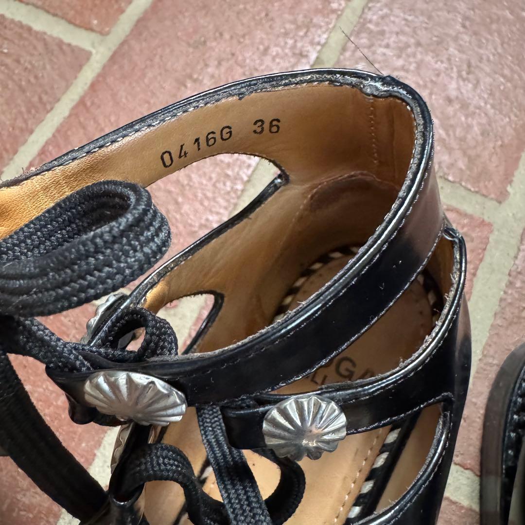 TOGA レースアップシューズ