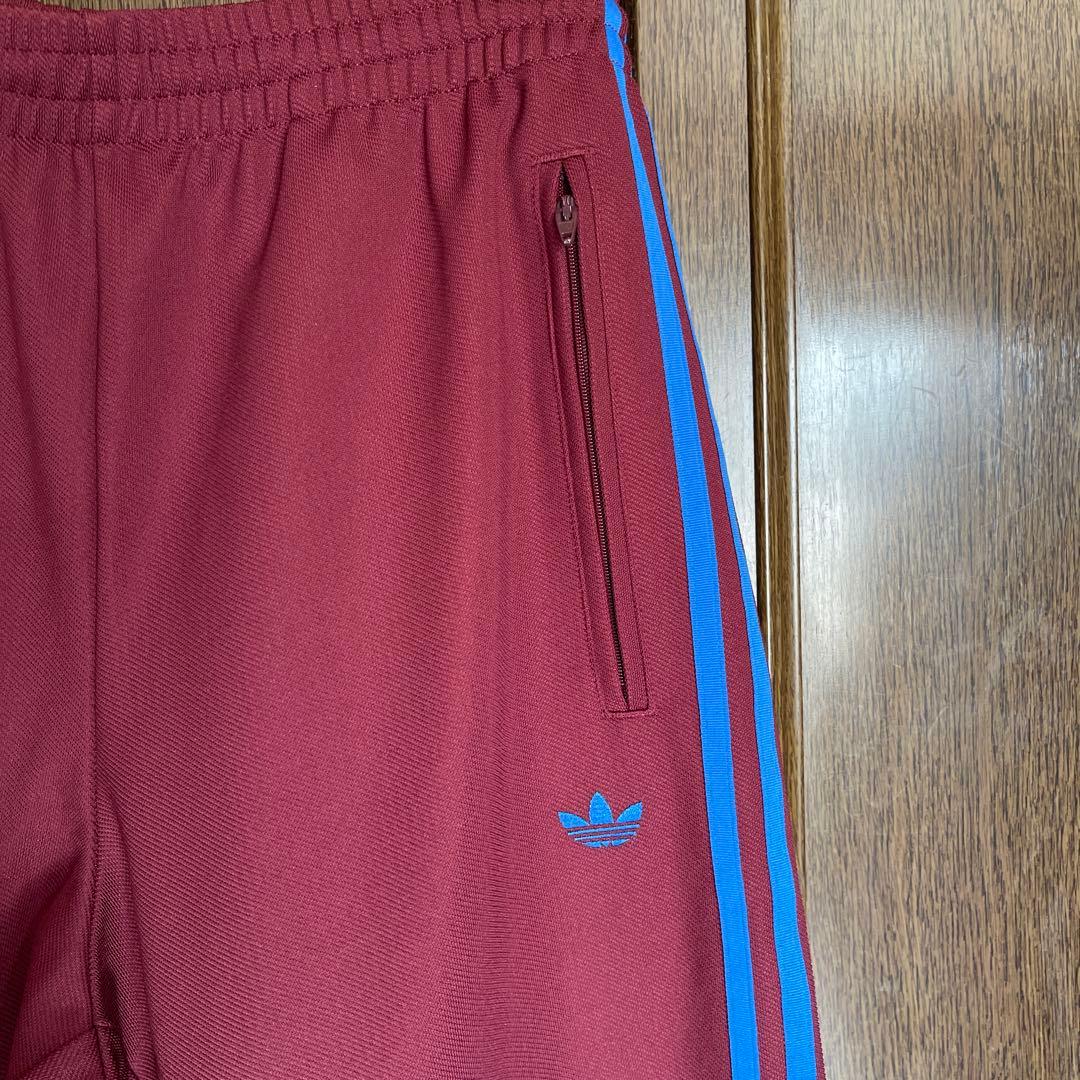 アディダス ジャージパンツ バーガンディ　Mサイズ