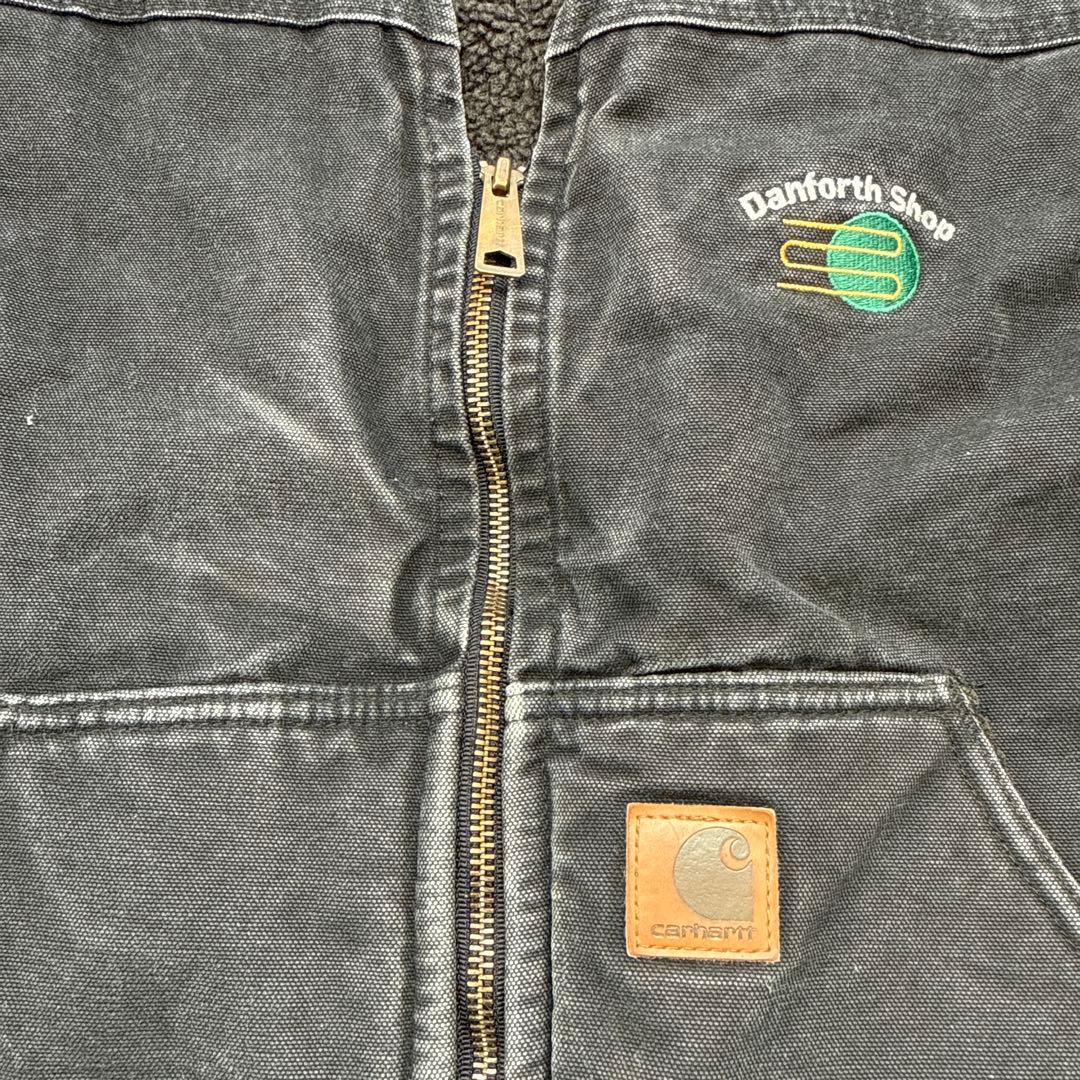 Carhartt ブラック ベスト Danforth Shop刺繍