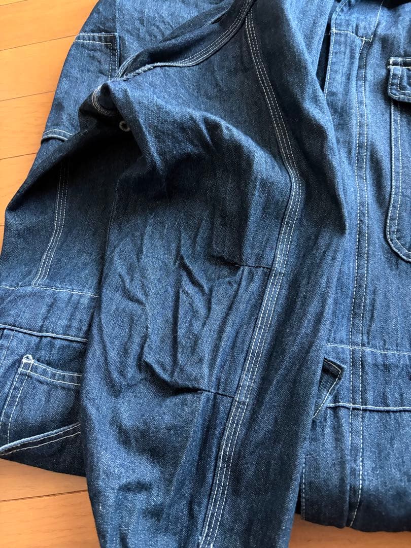 STP デニム つなぎ オールインワン 作業着　スナップオンライトオンスアメカジ