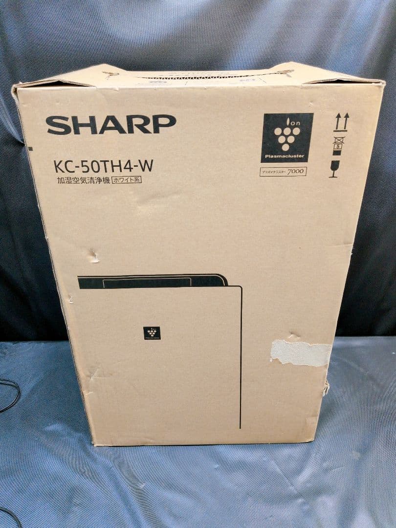 新品未使用 シャープ KC-50TH4-W 加湿空気清浄機 箱付き　M2843