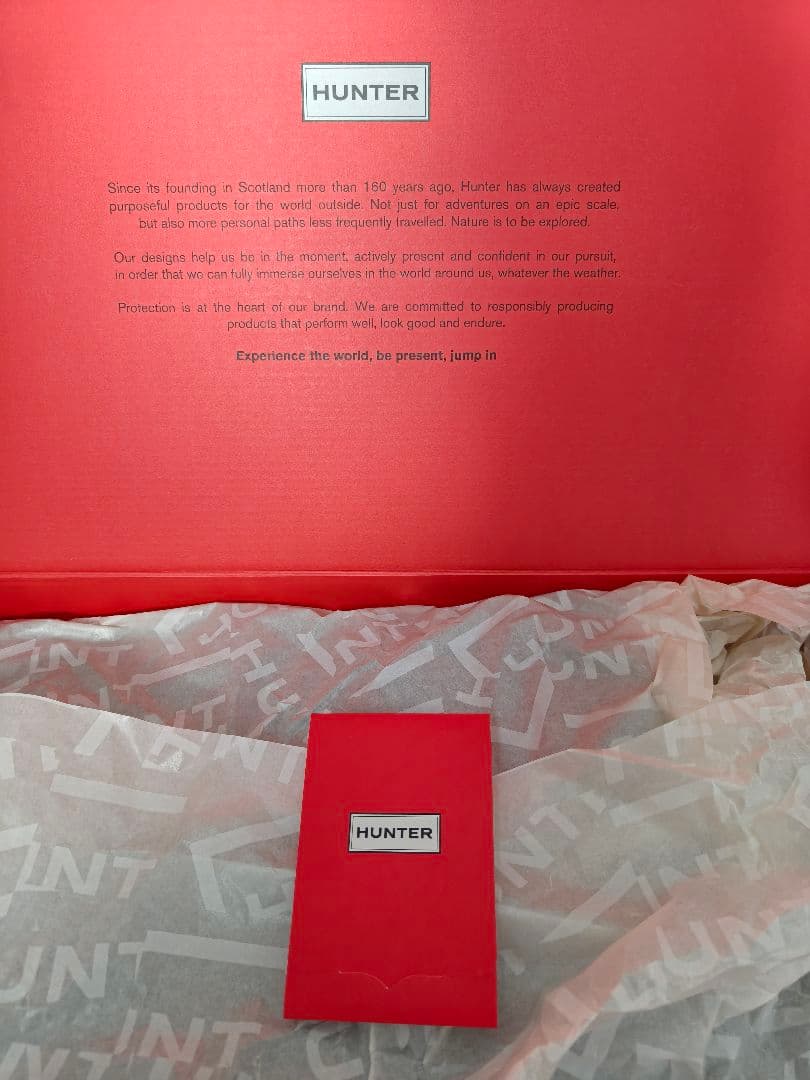 HUNTER ブラック 長靴 24　新品未使用