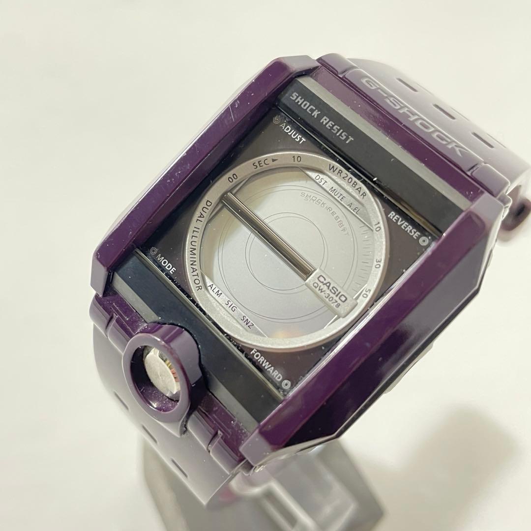 生産終了品 海外モデル カシオ G-SHOCK パープル スクエア型 レアカラー
