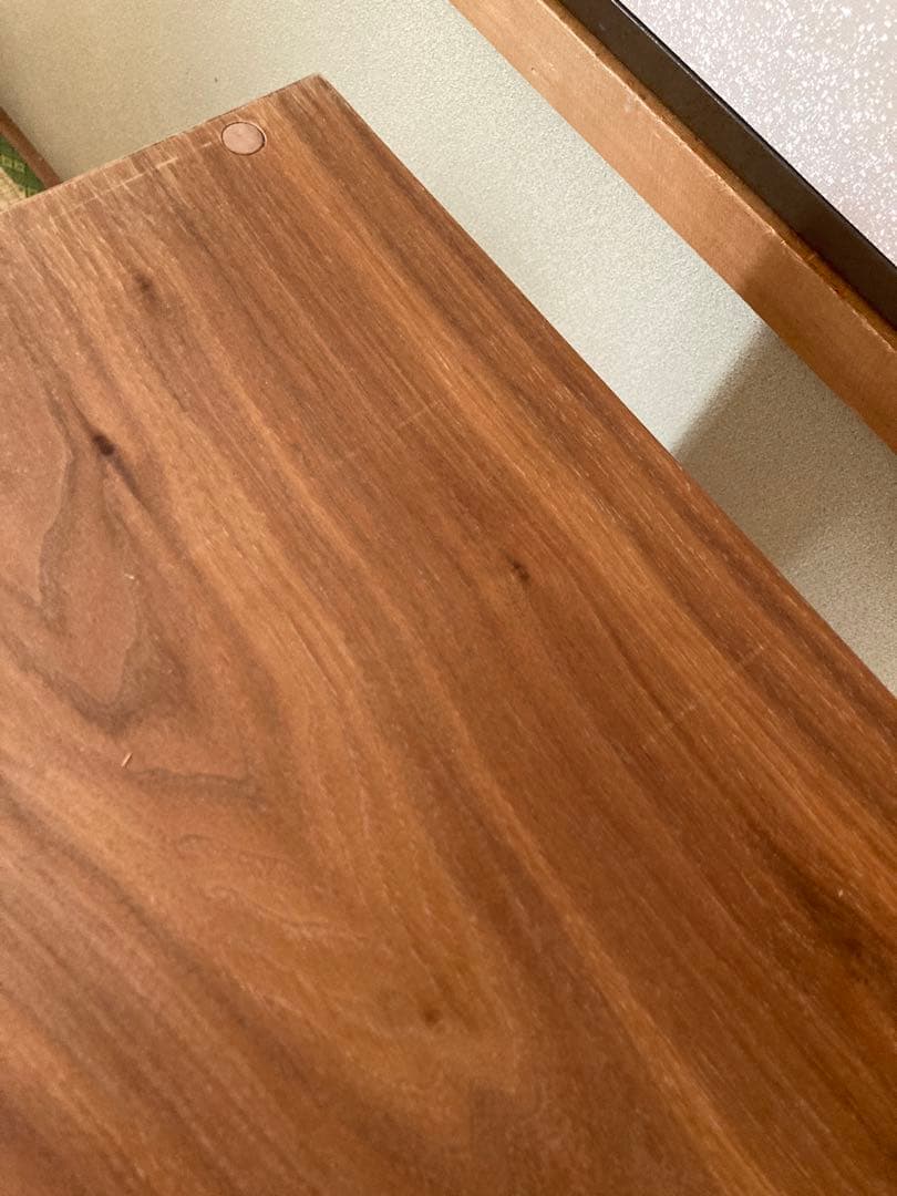 無印スタッキングシェルフ　ウォールナット材