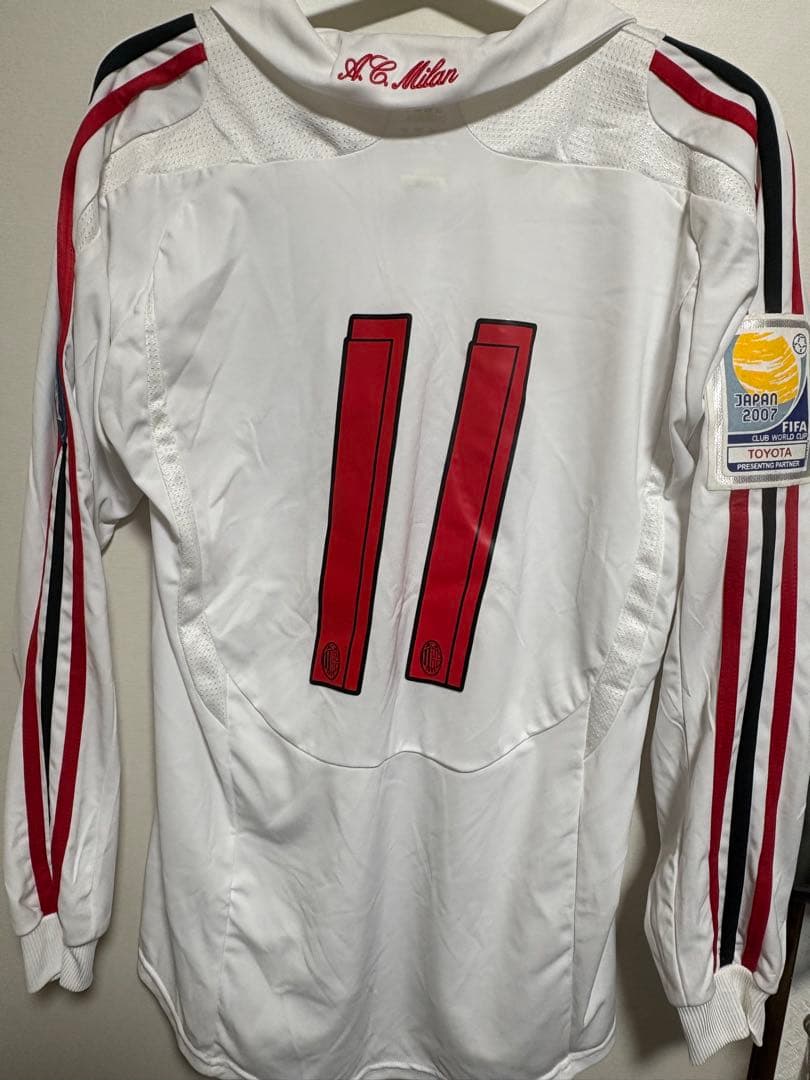 ACミラン2007ユニフォームクラブワールドカップ　長袖　11番　ジラルディーノ