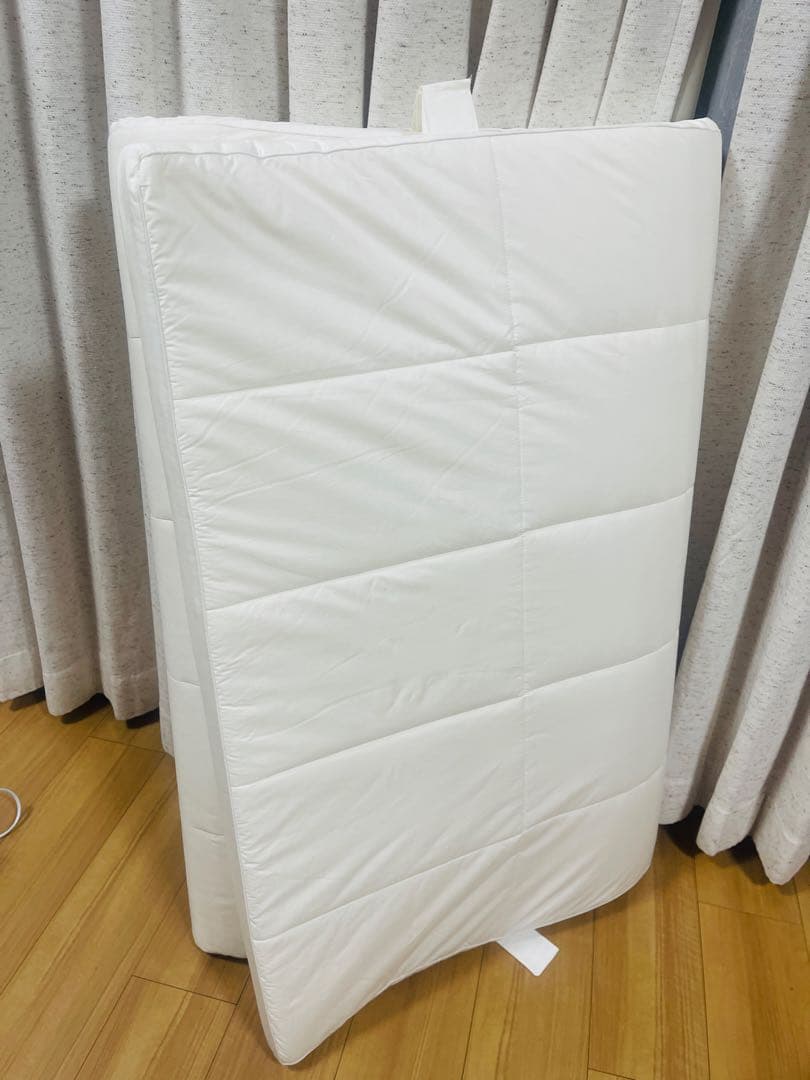 無印良品 羊毛ポリエステルパッド固わた敷ふとんS 　100×210cm