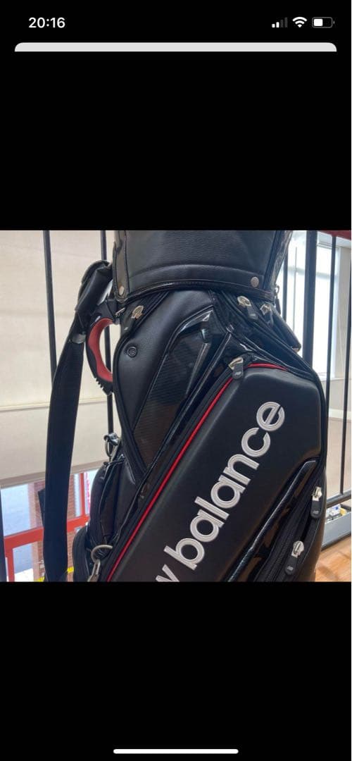 【あずき】New Balance Golf キャディバッグ　ゴルフバッグ