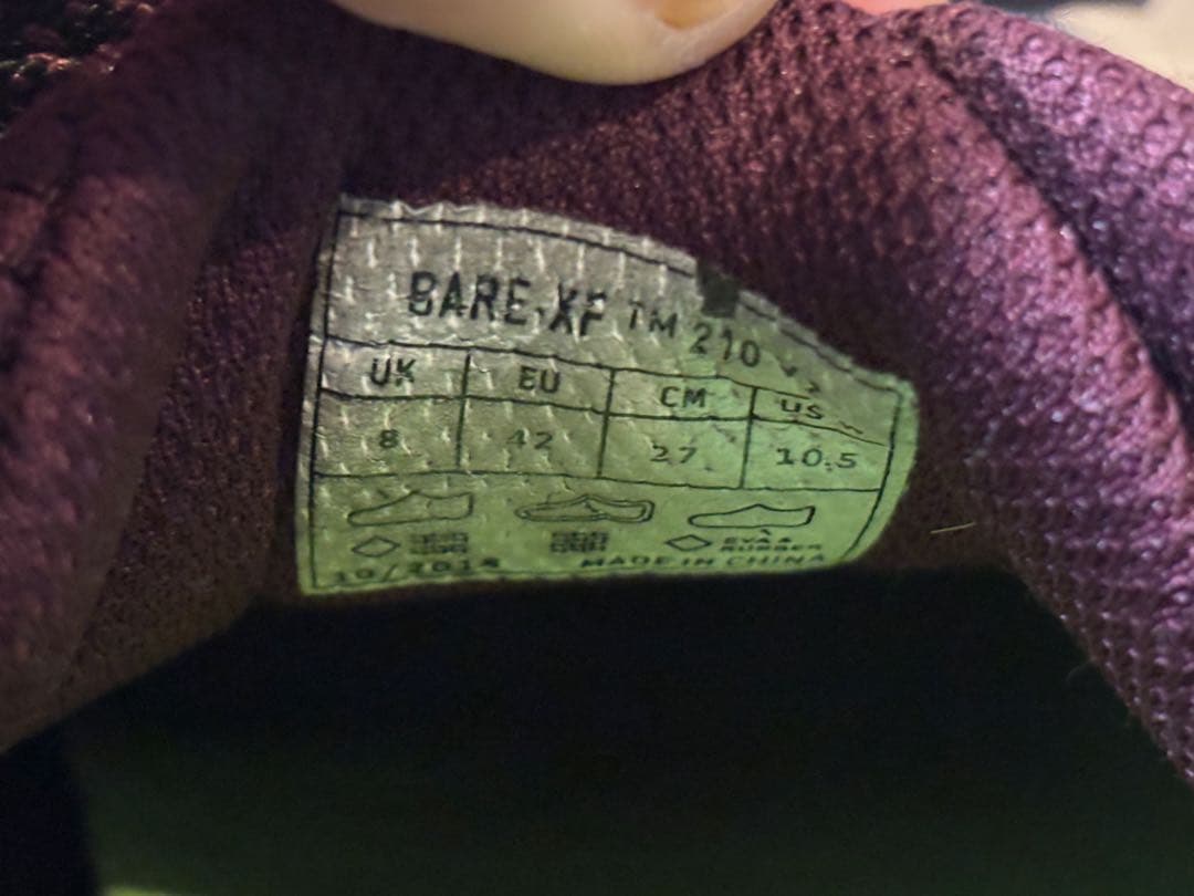 ウエイトトレーニング INOV-8 BARE-XF 210 V2 27cm