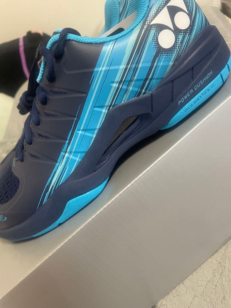 ヨネックス POWER CUSHION テニスシューズ ネイビー/ブルー