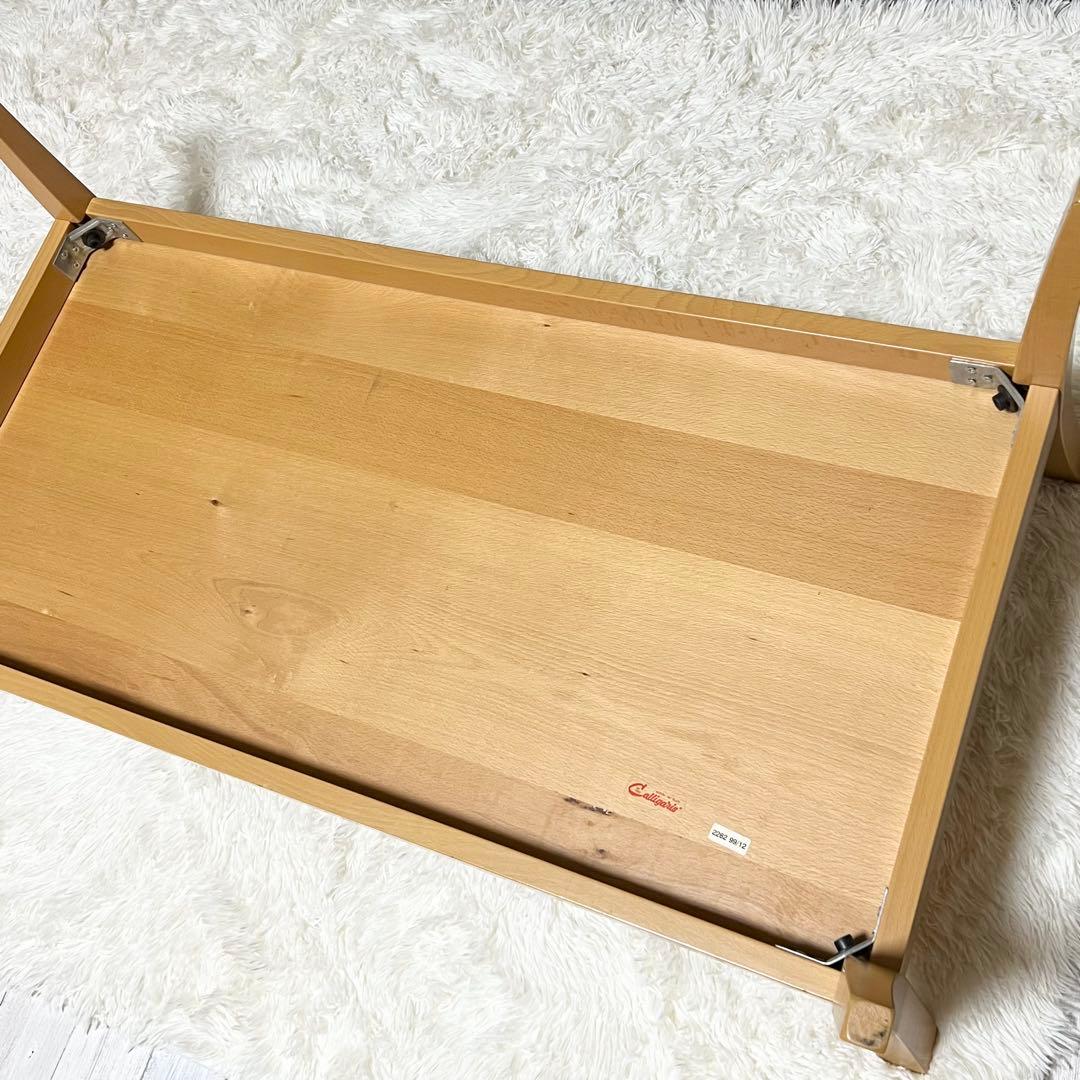 【良品】 ガラステーブル　ローテーブル 120 × 70 × 41 カリガリス