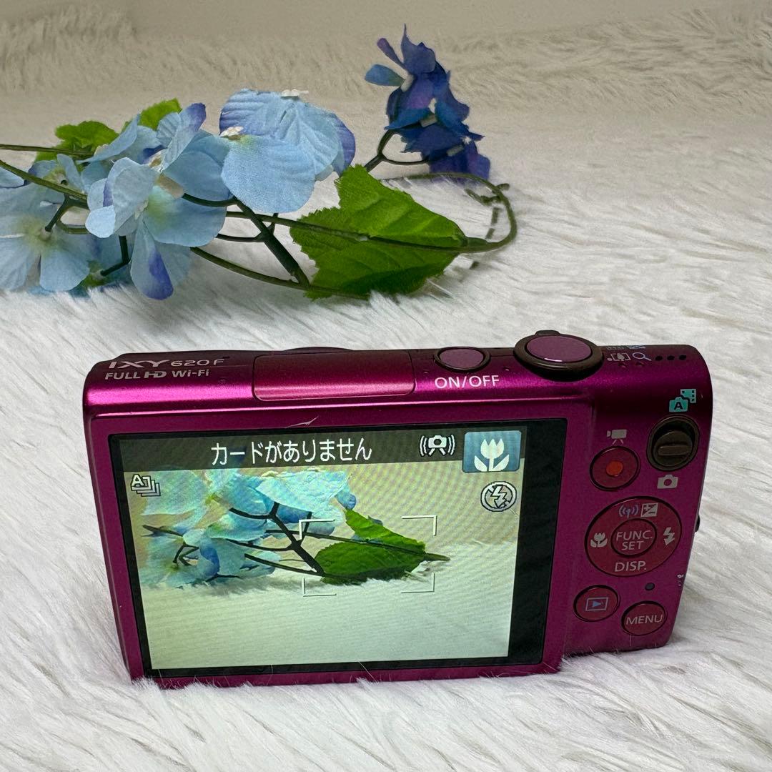 Canon カメラ　IXY 620F PC2013 パープル コンデジ　動作品