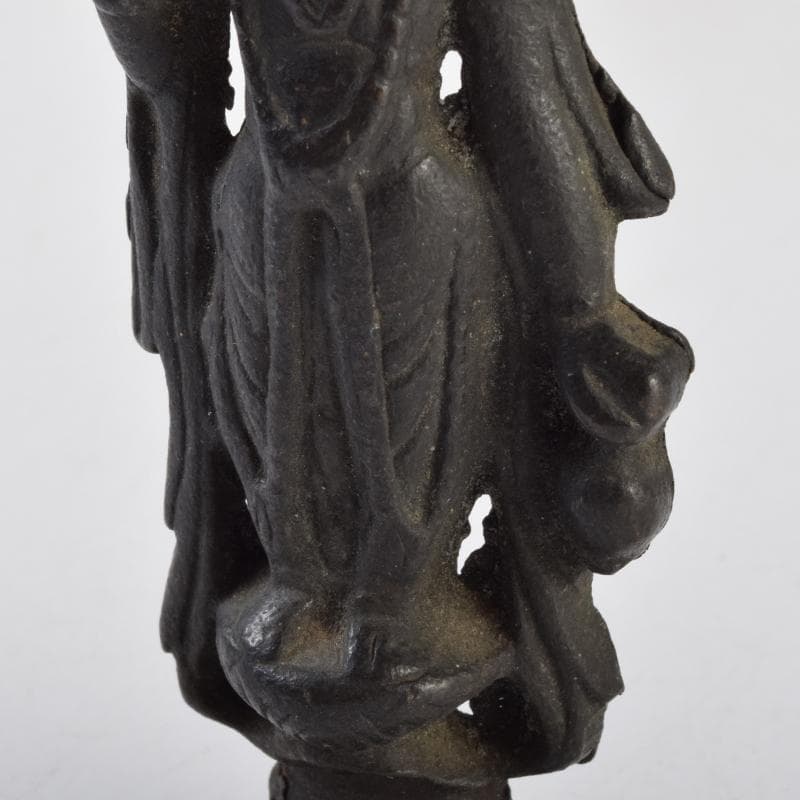 仏教美術　古銅　観音像　仏像　置物　C　9103