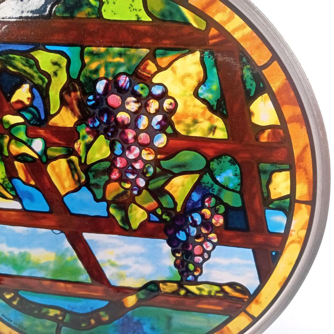 ルイスCティファニー ステンドグラス ぶどう蔓 円型 グラスマスターズ社