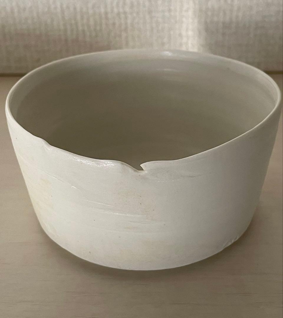 ※訳あり 未使用 黒田泰蔵 さん 白磁 器 小鉢6客セット 箱付 刻入