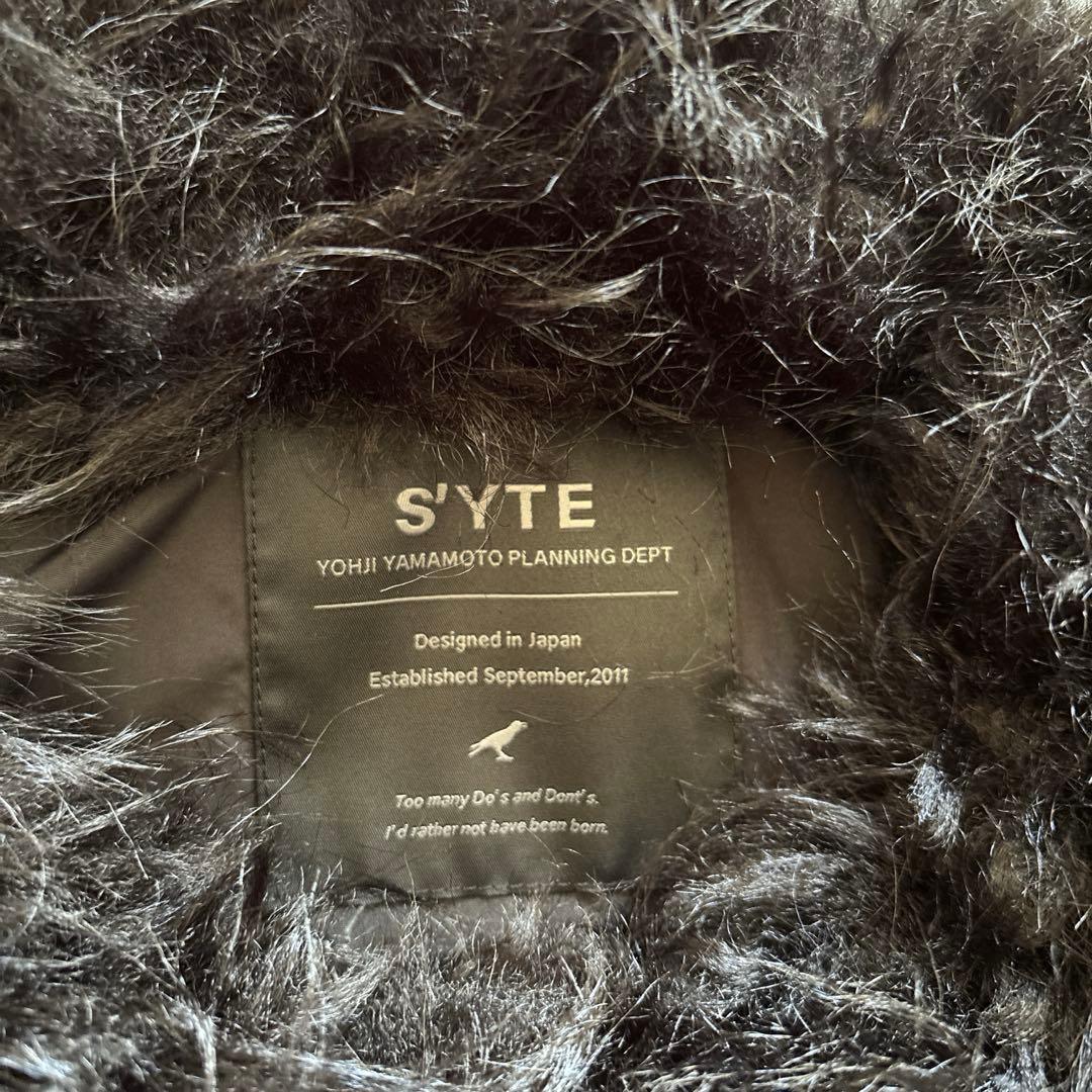 【ヨウジヤマモト】S'YTE ファープルオーバー 黒 M ビックシルエット