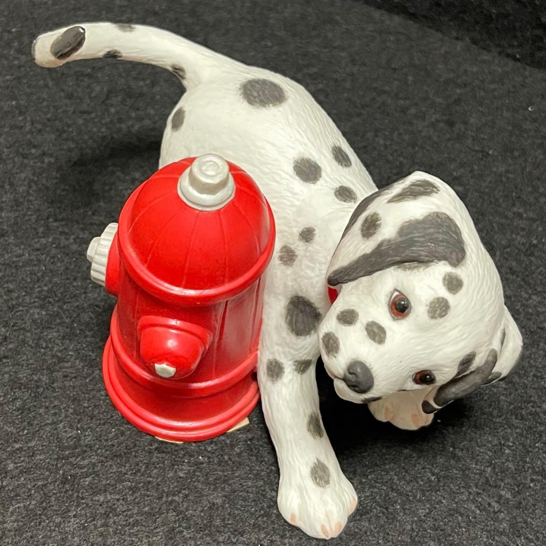 1993年ダルメシアンの子犬　陶器製　置物2個セット